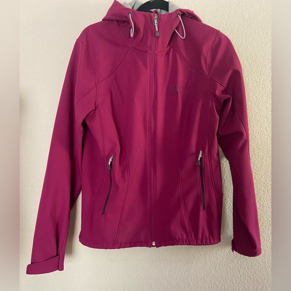 Mountain Hardwear Soft Shell Full Zip Jacket Women’s Medium pink Gorpcore hiking - Picture 1 of 9